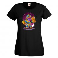 Дамска тениска Marvel Thanos Игра,Изненада,Подарък,Геймър,, снимка 2 - Тениски - 36786075