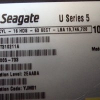 Стар хард диск /HDD/Seagate U Series 5 -10gb., снимка 2 - Твърди дискове - 31592052