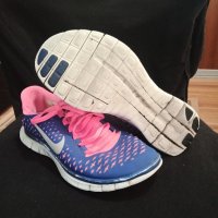 Nike Free Run 3.0 V4 Deep Royal Blue Pink, снимка 4 - Маратонки - 31088920