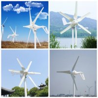 НОВ ветрогенератор 12v 800w 6 витла вятърна турбина перка зелена енерг , снимка 6 - Друга електроника - 31617012