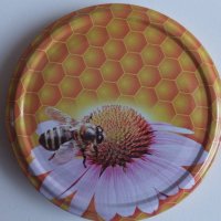 Капачки за буркани с пчелен мед 720 мл , снимка 12 - За пчели - 29402746