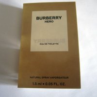 Парфюм мостра нов оригинален Burberry Hero EDT, снимка 1 - Мъжки парфюми - 42908865