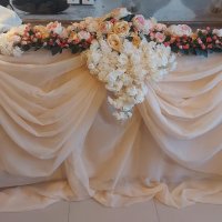  Украса за сватбена маса, украса за сватба, снимка 6 - Изкуствени цветя - 40197575