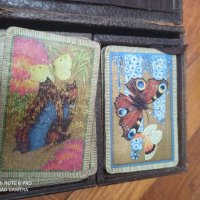 Стари карти в кутия , снимка 1 - Карти за игра - 37622203