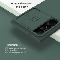 Nillkin Qin Pro Leather Flip Camera Cover Case for iPhone 15 Pro Max - Black, снимка 2 - Калъфи, кейсове - 44211708