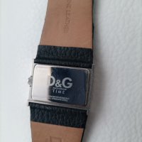 Часовник баркод D&G с каишка от естествена кожа, снимка 3 - Дамски - 39980672