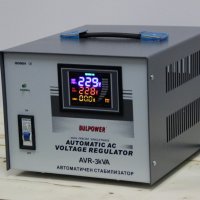 Стабилизатор на ток и напрежение BULPOWER 3KW с лед дисплей, снимка 1 - Генератори - 39484084