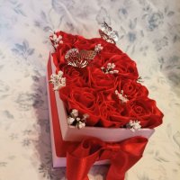 Вечни рози - подарък за всеки, снимка 11 - Ръчно изработени сувенири - 41993785
