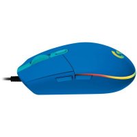 Мишка Геймърска Оптична USB Logitech G102 LIGHTSYNC 910-005801 Синя, RGB Gaming mouse, снимка 3 - Клавиатури и мишки - 31058680