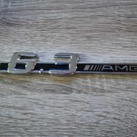 Мерцедес Mercedes Benz 6.3 AMG сребриста емблема, снимка 4 - Аксесоари и консумативи - 44179335