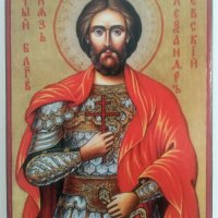 Икона на Свети Александър Невски icona sveti aleksandar nevski, снимка 1 - Икони - 15637951
