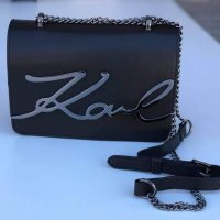 Дамска чанта Karl Lagerfeld, снимка 1 - Чанти - 32006838