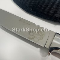 Уникален ловен руски нож – волк, снимка 3 - Ножове - 38417122