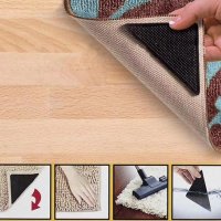 Антиплъзгащи силиконови подложки за килими Ruggies, снимка 3 - Други стоки за дома - 31819512