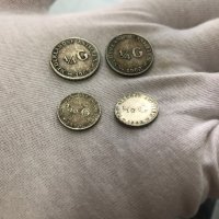 Лот от сребърни монети Нидерландски гулдени различни номинали и години, снимка 6 - Нумизматика и бонистика - 40504842