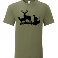 Тениски с щампи за ловци, снимка 4 - Тениски - 30796396