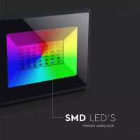LED Прожектор RGB 50W Дистанционно Управление, снимка 7 - Лед осветление - 29830951
