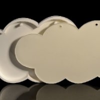 Грамаден облак пано закачалка силиконов молд форма фондан гипс декор , снимка 2 - Форми - 38074114