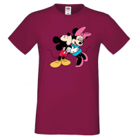 Мъжка тениска Mickey & Minnie Подарък,Изненада,Рожден ден, снимка 3 - Тениски - 36575360