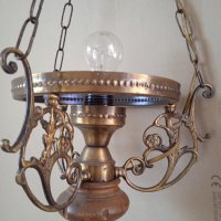 Стар винтидж полилей, снимка 3 - Лампи за таван - 33968747