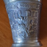 Антична чаша от цинк, снимка 4 - Антикварни и старинни предмети - 38299025