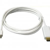 1.8м.кабел MIni dispaly port (mini DP) женско към HDMI мъжко, снимка 8 - Лаптоп аксесоари - 30909018