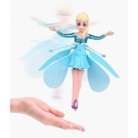 HIT - Магическа летяща приказна фея "Ella"   кукла  Princess Aircraft - СИНЯ, снимка 1 - Кукли - 42897123
