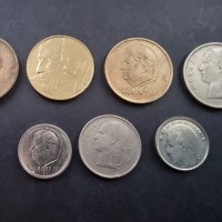 Монети. Белгия. Белгийски франк . 7 бр , снимка 2 - Нумизматика и бонистика - 37772854
