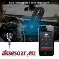 Блутут хендсфрий Bluetooth 4.1 комплект за свободни ръце Handsfree за кола с щипка Аудио адаптер Без, снимка 6 - Аксесоари и консумативи - 38280887