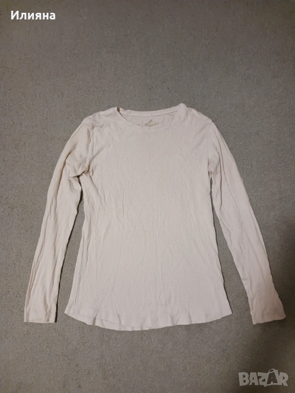 Бяла блуза С/М, снимка 1