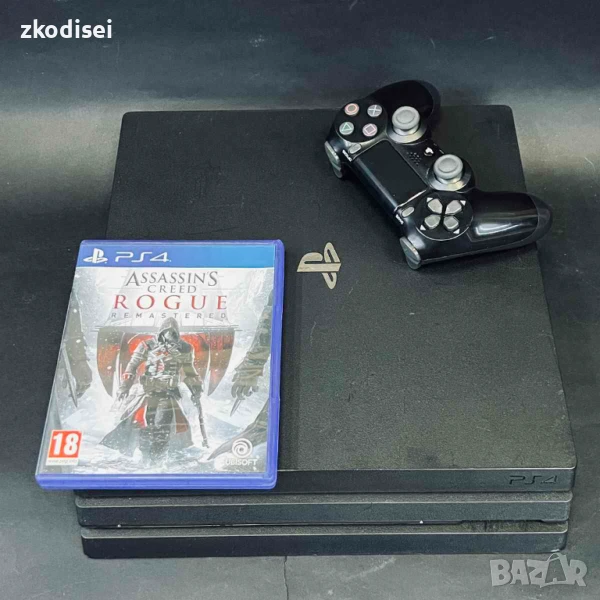Конзола SONY - PS4 PRO с 1бр. джойстик и 1бр. игра, снимка 1