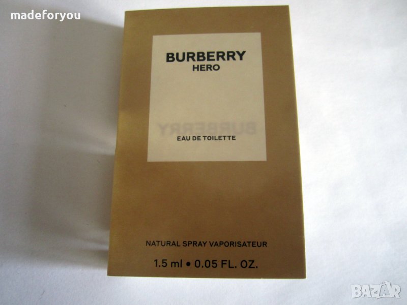Парфюм мостра нов оригинален Burberry Hero EDT, снимка 1