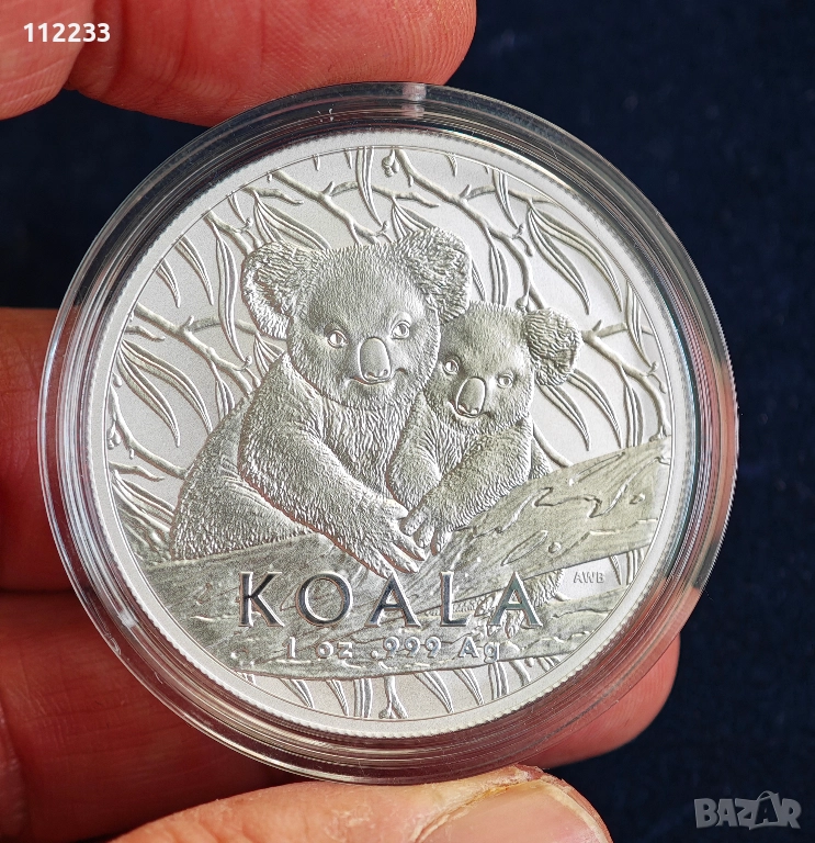 Сребърна монета Австралийска коала 2025 RAM., снимка 1
