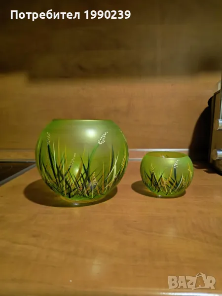Стъклени купи за декорация – огнеупорно стъкло, снимка 1