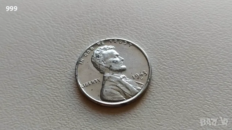 1 цент 1943 D САЩ, снимка 1
