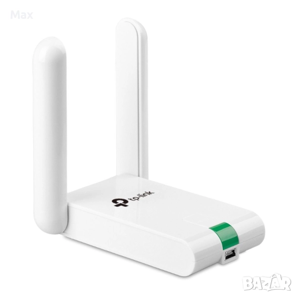 Безжичен USB адаптер TP-Link - TL-WN822N, 300Mbps, бял, снимка 1