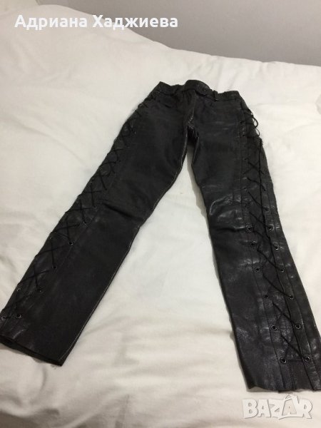 Продавам дамски панталон от естествена кожа, снимка 1