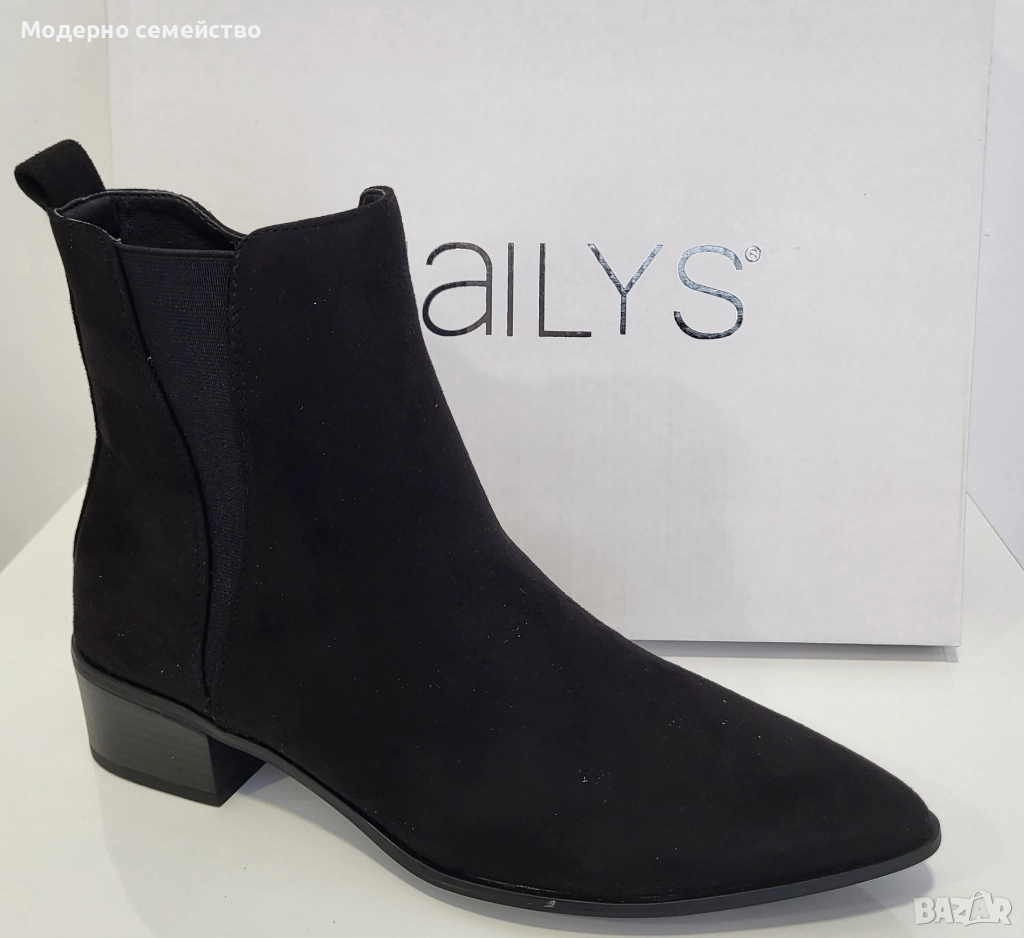 Елегантни дамски боти в черно Хейлис , снимка 1