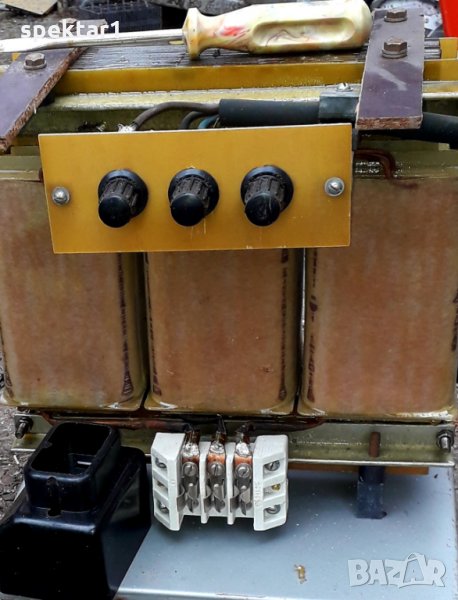 Трифазен разделителен трансформатор 380/42 волта 1.6 kW или 220/24 монофазен, снимка 1