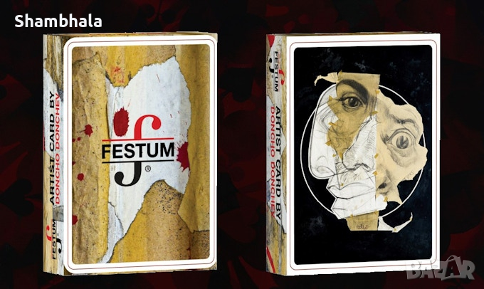 ЛУКСОЗНИ КАРТИ ЗА ИГРА FESTUM "Art is Card" от Дончо Дончев, снимка 1