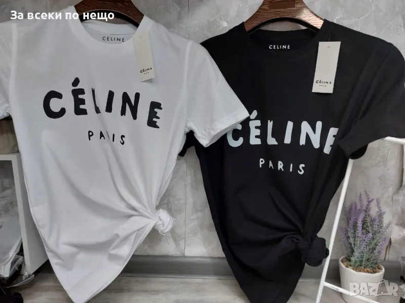 Celine Дамска Тениска👚Дамска Блуза С Къс Ръкав - Различни Цветове Код LFS263, снимка 1