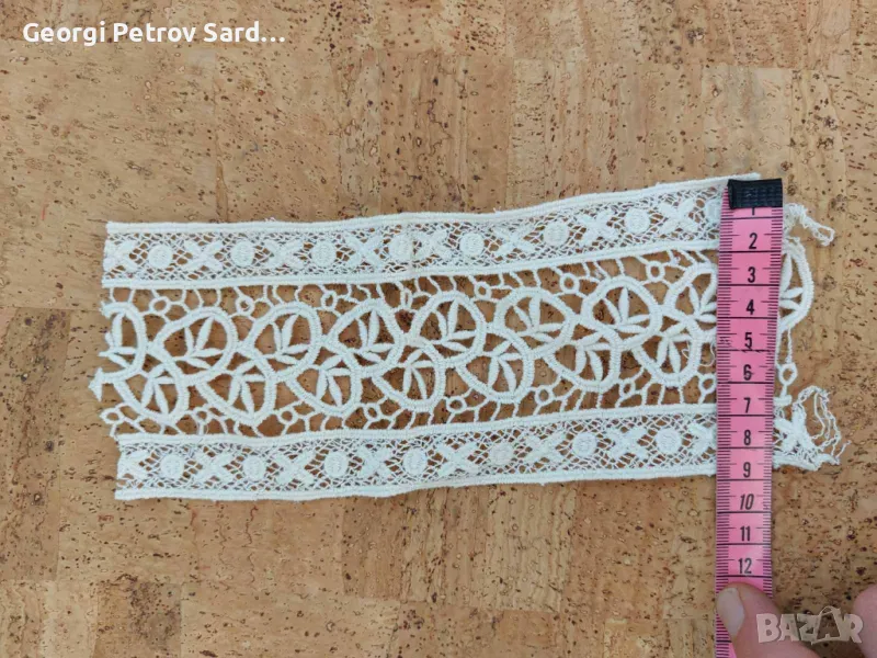 Памучна дантела 9 см. ширина, снимка 1