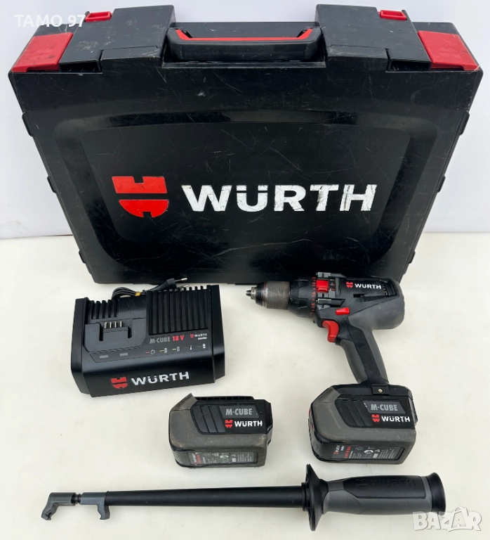Wurth ABS 18 Power Combi - Мощен безчетков ударен винтоверт 2x18V, снимка 1