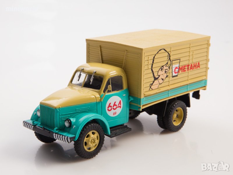 ГАЗ 51А 1955 - мащаб 1:43 на Наши Грузовики моделът е нов в кутия, снимка 1