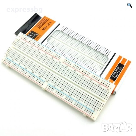 Без-спойка breadboard MB-102 (830 отвора) – нов, снимка 1
