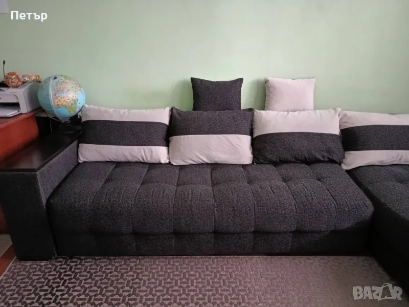 запазен ъглов диван, снимка 1