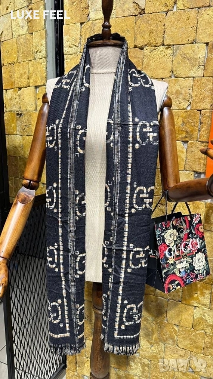 Дамски Шалове - Кашмир ⚜️ GUCCI , снимка 1