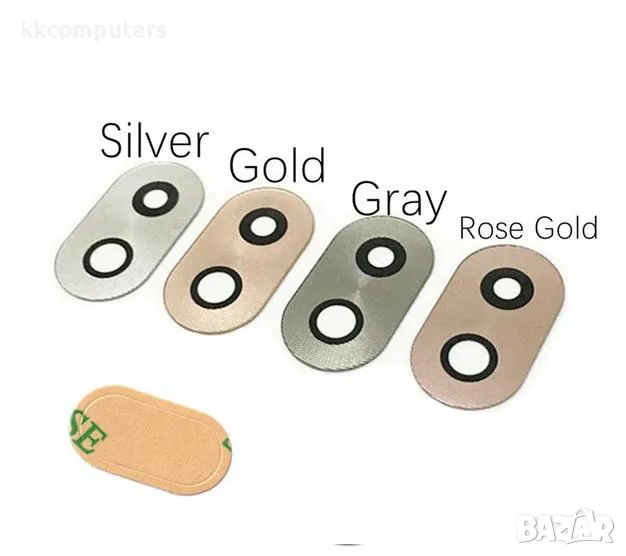 Стъкло камера за Huawei Honor 6X / Mate 9 Lite / сребърен / Баркод : 562477, снимка 1