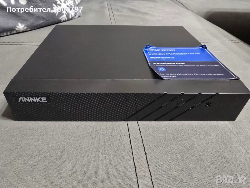 ANNKE PoE NVR 6MP 8-канален + HDD 500 GB, снимка 1