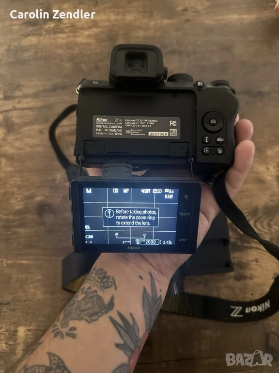 Nikon Z 50 20.9 MP s komplekt obektivi 16-50 mm + 50-250 mm, снимка 1